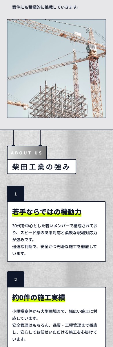株式会社柴田工業 SPデザイン2