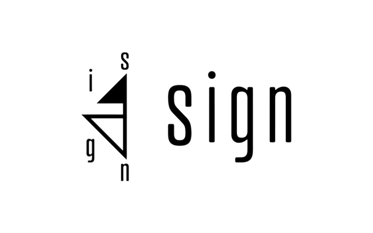 sign ロゴデザイン PCデザイン