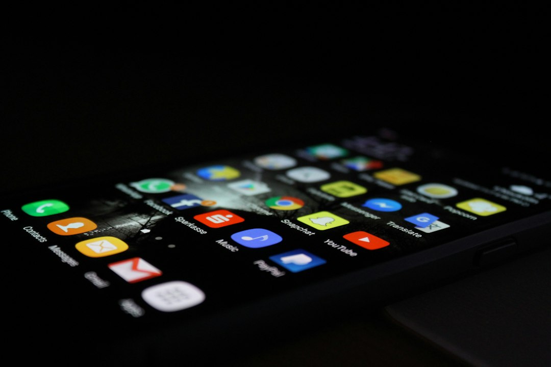 スマートフォンのホーム画面